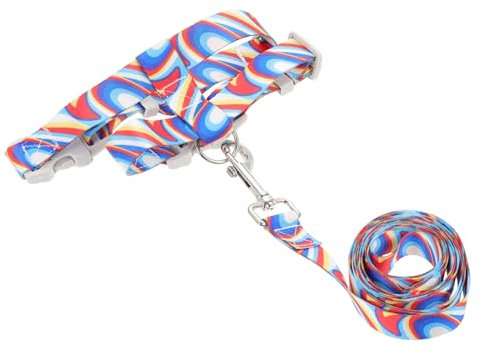 TOGEVAL Outdoor Cat Leash and Traction Leash for Kittens and Dogs Escape Design Comfortable Fit for Safe Outdoor Adventures