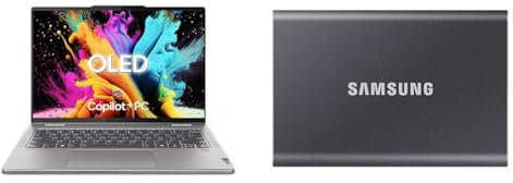 Lenovo Yoga 7 Convertible 512 GB + Samsung Portable SSD T7 1 TB