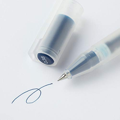 MUJI Gelschreiber, 0,38 mm, Marineblau, 3 Stück