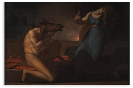 C.F. Høyer Leinwandposter The Metomorphosis of Lucius, Wandkunst, Schlafzimmer, Büro, Küche, Dekoration, Geschenke, 30 x 45 cm