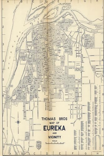Eureka Map Journal: Vintage Map Notebook