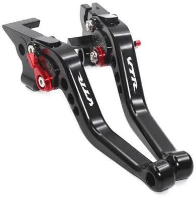 Für Honda VTR1000F / FIRESTORM VTR 1000 F 1998-2005 Motorrad Bremse Kupplung Hebel Griff Bar Handbremse(Black B)