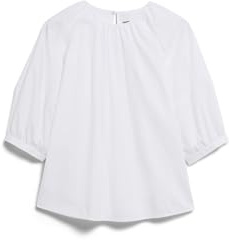 ARMEDANGELS Damen Bluse aus 100% Bio-Baumwolle POPLIN Balloon Loose Fit