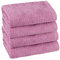 PremiumShop321 4er Set Handtuch 50x100 cm - 500g/m² ohne Bordüre-Rosenholz