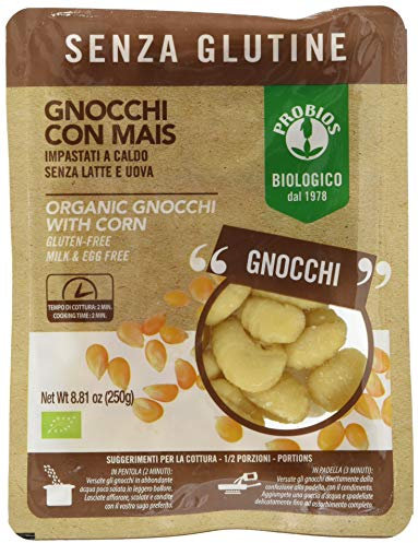 VIVA MAIS Bio Gnocchi - Hergestellt mit Kartoffeln & Maismehl - Glutenfrei ohne Zusatz von Milch & Eiern - 12er-Pack (12 x 250 g)
