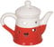 Aroma Accessories Teapot Wax Melt Burner - Hearts - Red