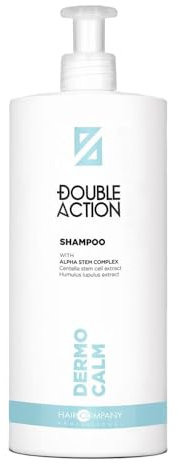 Double Action Shampoo DERMO CALM stellt den Zustand der Haut und des Haares wieder her, 1000 ml