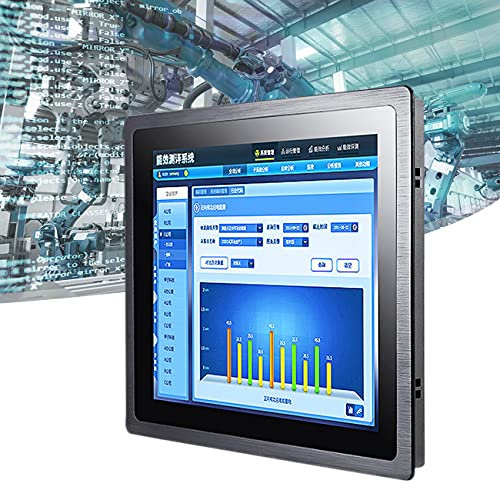 ZhiLianZhao Computer Tablet Industriale, IP65 Impermeabile Dustproof Industrial Tablet PC, Antistatico 4KV~8KV, per Apparecchiature Automazione Industriale, Produzione,15in