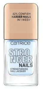 Catrice Stronger Nails Strengthening Nail Lacquer, Nagelhärter, Nagellack, Nr. 12 Bold White, weiss, härtend, stärkend, glänzend, ohne Aceton, vegan, Mikroplastik Partikel frei (10,5ml)