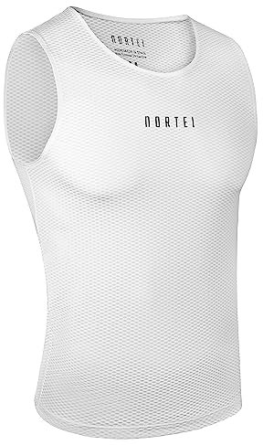 Camiseta Interior Ciclismo Sin Mangas Rejilla Técnica Transpirable. Ideal para Primavera, Verano y Otoño. Costuras Planas y Ajuste Ceñido para Hombre y Mujer (XS)
