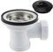 JPGhaha Fregadero de 70mm Colador de Desagüe Cocina ø 70mm Tapón para Desagüe Conexión de Desbordamiento, Redondo
