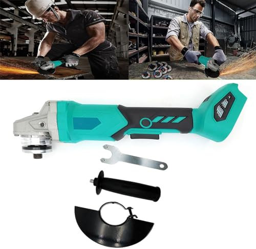 Cordless Li-ion Angle Grinder 125mm Compatible with Makita DGA452Z,18V 850W Professional Angle Grinder Power Tool (Battery and Charger No Included)