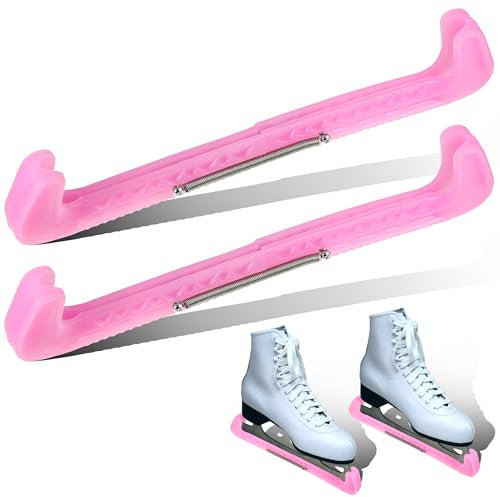 Kufenschoner für Eishockeyschlittschuhe Verstellbarer Spatenschutz Eishockey Schlittschuhe Kufenschoner Sport Hockey Blade Guards Schutzvorrichtungen Kufenschutz Zubehör für Herren Damen Kinder