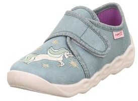 Superfit Mädchen BUBBLE Hausschuhe, HELLGRÜN 7520