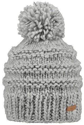 Barts Graue Mütze mit Jasmin-Pom, grau, Einheitsgröße