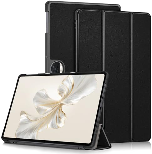 DINGGUAGUA Custodia per Honor Pad 9 12.1 Pollic Tablet 2023, Ultra-sottile Cover con Funzione Supporto,Nero