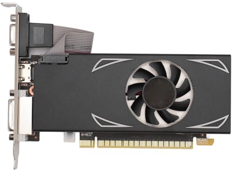 GTX 750TI Graphics Card, 128Bit GDDR5 1020/5000MHz, PCI Express 3.0 Gaming GPU Graphics Card, HDMI VGA DVI with Cooling Fan for Office and PC Gaming