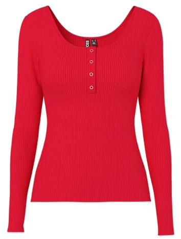 PIECES Women's Pckitte Ls Top Noos Bc Pckitte Ls Top Noos Bc (Pack of 1)