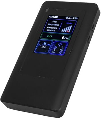 Hotspot Mobile WiFi 5G, Hotspot LTE 5G e 4G con Tecnologia WiFi6 CPU 8, Router WiFi Portatile Supporta 16 Dispositivi Collegati 10000mAh