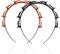 2 Stück Haarreif mit Klammern, Hair Twister Haarreifen, Geflochtene Stirnbänder, Double Bangs Hairstyle Hairpin, Twist Clip Stirnband, Stirnband Frisurenhilfe, Styling-Zubehör für Frauen und Mädchen