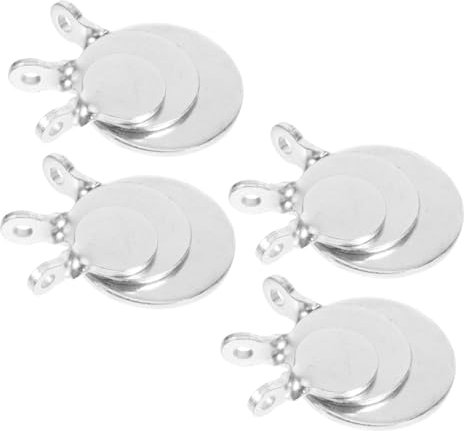 NULYLU 12st Zielscheibe Aus Edelstahl Stahlziele Zubehör Zum Bogenschießen Zug Hupen-übungstool Präzisions-übungsgerät Im Freien Ausbildung Metallziele Für Vielseitig Silver Manganstahl