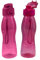 2 Stück Steuber Klick Top Design Trinkflasche 700 ml pink