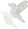 TiGog 50 Stück Tischkarten Hochzeit, Vogel Glas Tischkarten Platzkarten Geburtstag Namenskarte Cup-Karten, Personalisierte Laser Tischkarten für Weinglas Bankette Tischdekoration