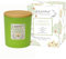 Duftkerze im Glas Green Garden,140 g mit Bambusdeckel 27 Std. Brenndauer, intensiver Duft Kerze in Geschenkverpackung | Frische von Bergamotte, Orange & Lavendel - Luxus-Deko für Zuhause