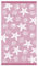 Delindo Lifestyle Toalla de playa Miami, diseño de estrellas de mar y conchas, 100% algodón, 100 x 180 cm, OEKOTEX-100, rosa
