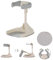 Support de baignoire pour bébé - Réglable - Avec base antidérapante - Pliable - Siège de toilette - Changement de couches - Gris