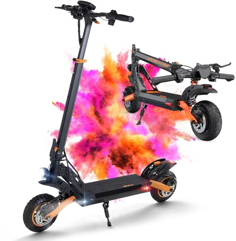 Kukirin E Scooter,Elektro Elektroroller Erwachsene Elektroscooter,E Roller Offroad,Elektro Scooter Roller,Patinete electrico,60 Km Reichweite,120 KG Tragkraft - G2PRO