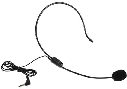 SOIMISS Realistic Fake Microphone Headset Prop for Stage Performances Bar Party Costume Accessory Versatile Microphone with Authentic Design for Singing and Dance Shows