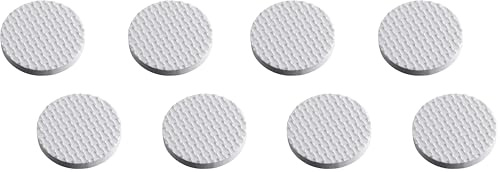 Metafranc Möbel-Pads Ø 40 mm - selbstklebend - weiß - 4 Stück - Stoßdämpfend & Geräuschreduzierend/Möbeluntersetzer für empfindliche Böden/Bodenschonende Eva-Pads/Schutzpuffer / 645746