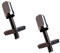 SixFeet - SUP Finnenplättchen - Doppelpack - Finnenschraube Plättchen Schraube Finne Stand Up Paddling SUP