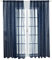 Tulle Window Door Curtain Drape Bedroom Living Room Coffee Shop Window Treatment Decorations(Navy blue)