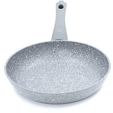 Blackmoor Padelle | Grigio, 24 cm | Padelle antiaderenti e antigraffio | Maniglie Cool Touch | Adatto per piani cottura a induzione, elettrici e a gas