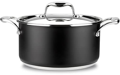 Magefesa Prisma - Cacerola de 24cm, Acero Inoxidable 18/10, Todo Tipo de Cocinas, Inducción, Horno, Fácil Limpieza, Cocina Sana, Calor Uniforme