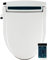 BidetMate Serie 2000 - Asiento de inodoro electrónico inteligente con mando a distancia, para asientos alargados, color blanco