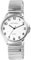 Just Watch Herren-Uhr Edelstahl Zugband Elegant Klassisch Analog Quarz JW20161 (silberfarbig weiß)