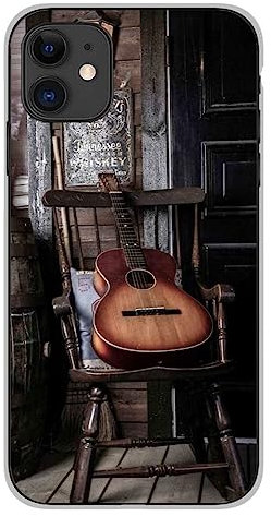 Coque en Silicone imprimée Compatible Apple iPhone 11 Guitare