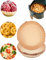 JLDFV Air Fryer Paper Liner, 50 Pcs Disposable Papier Pour Friteuse à Air,Cuisson Étanche Antiadhésive Paper Liner,Papier Cuisson Feuilles, pour Friteuse à Air, four,Four Micro-Onde.