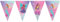 Procos - Filare 9 Dreiecksflaggen Barbie Fantasy aus FSC-Papier, PR94569