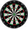 XQMAX Dartscheibe Classic 45cm aus brasilianischem Sisal Dartboard Steeldartboard Dart Spiel Steel Scheibe Board Steeldartscheibe
