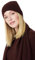 Style & Republic Kaschmir Sport Mütze-Beanie Damen aus 100% Cashmere - Dein kuscheliger Premium Strick Beanie für stilvolle Herbst- & Winter-Momente - Chocolate