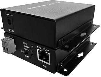 PoE Extender Ethernet Over Twisted Pair Converter, A Pair. Long Transmission up to 2Km(6500FT) for 720P, 960P,1080P HD Network POE IP Camera, Webcam