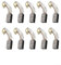 Guild PDH26G Lot de 10 balais de charbon de rechange pour marteau perforateur 6 5 x 7 5 x 12 mm