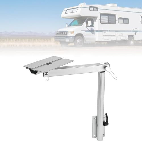 TOOSOAR Verstellbare Wohnmobil-Tischhalterung,Abnehmbares Drehbares Tischbein 360 Grad Drehbar,für LKW,Camper,Wohnmobile und Yachten