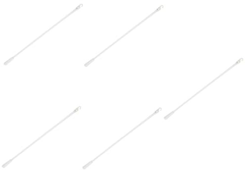 Gatuida 5st Zubehör Für Jalousien Große Gardinenstange Fensterjalousien Vertikal Türvorhang Gerät Garagentor Bildschirm Tragbar Vertikaler Vorhang Mini Einziehbar Tippee Glasfaser Weiß