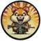 Patch Psycho Hamster Comic Cartoon verrückter 9cm#44728