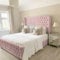 YORKSHIRE HOMEWARE Chesterfield Plush Velvet Wingback Bed Frame Gas Lift Options Ottoman Storage Gas Lift Winged Bed UPHOLSTERED BED FRAME Royal Winged Bed (Pink, 4FT6 DOUBLE)